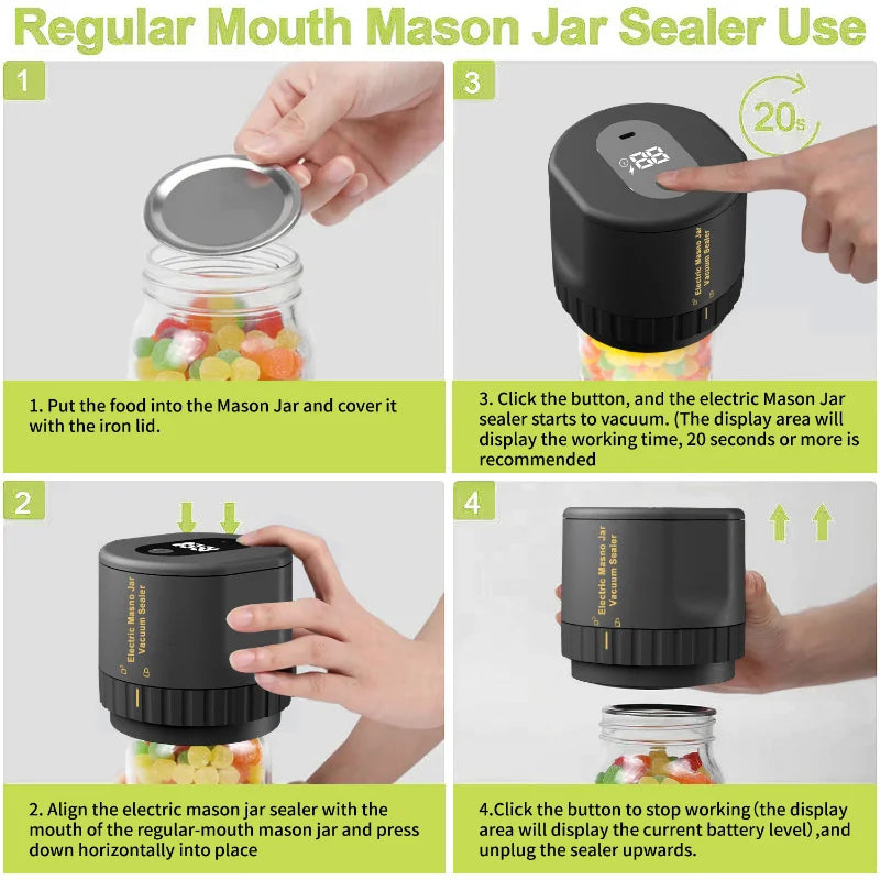 JarWiz Vacuum Sealer Kit Pro 2024